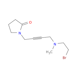 2-Pyrrolidinone,1-[4-[(2-bromoethyl)methylamino]-2-butyn-1-yl]-