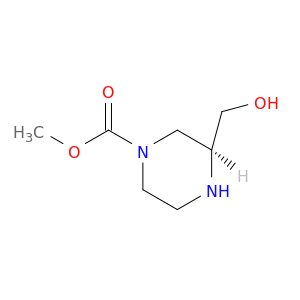 1-哌嗪羧酸,3-(羟甲基)-,甲酯,(S)-