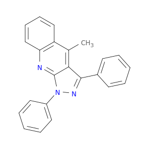 1H-Pyrazolo[3,4-b]quinoline, 4-methyl-1,3-diphenyl-