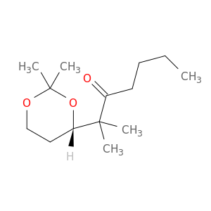 3-Heptanone, 2-[(4S)-2,2-dimethyl-1,3-dioxan-4-yl]-2-methyl-