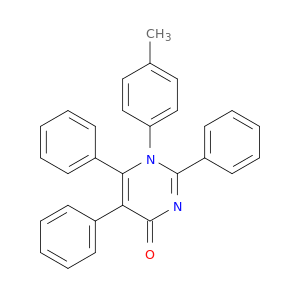 4(1H)-Pyrimidinone, 1-(4-methylphenyl)-2,5,6-triphenyl-