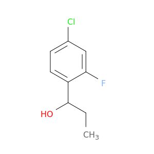 1-(4-chloro-2-fluorophenyl)propan-1-ol