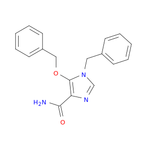 1H-Imidazole-4-carboxamide, 5-(phenylmethoxy)-1-(phenylmethyl)-