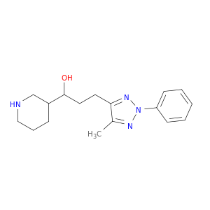 3-Piperidinol,1-[3-(5-methyl-3-phenyl-1H-1,2,4-triazol-1-yl)propyl]-