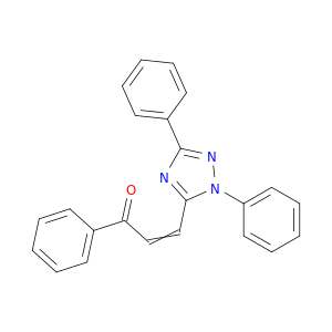 2-Propen-1-one, 3-(1,3-diphenyl-1H-1,2,4-triazol-5-yl)-1-phenyl-