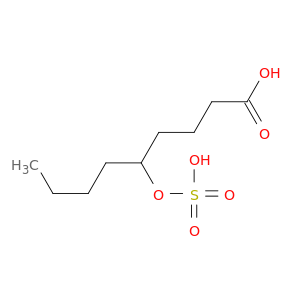 Nonanoic acid, 5-(sulfooxy)-