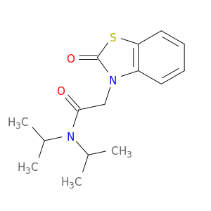 3(2H)-Benzothiazoleacetamide, N,N-bis(1-methylethyl)-2-oxo-