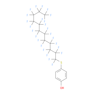 Phenol, 4-[(pentacosafluorododecyl)thio]-