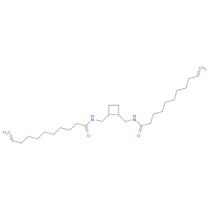 10-Undecenamide, N,N'-[1,2-cyclobutanediylbis(methylene)]bis-