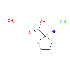 Cyclopentanecarboxylic acid, 1-amino-, hydrochloride, monohydrate