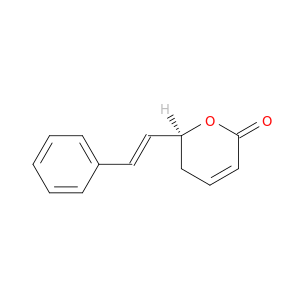 2H-Pyran-2-one, 5,6-dihydro-6-[(1E)-2-phenylethenyl]-, (6S)-