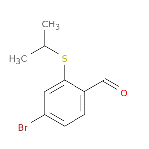 4-bromo-2-(propan-2-ylsulfanyl)benzaldehyde