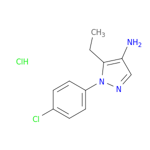 1-(4-Chlorophenyl)-5-ethyl-1H-pyrazol-4-amine Hydrochloride