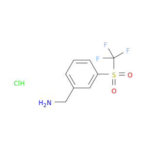 3-[(三氟甲基)磺酰基]-苯甲胺盐酸盐