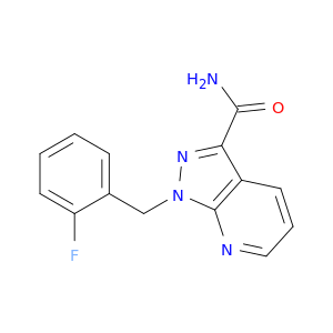 1-[(2-氟苯基)甲基]-1H-吡唑[3,4-B]吡啶-3-甲酰胺