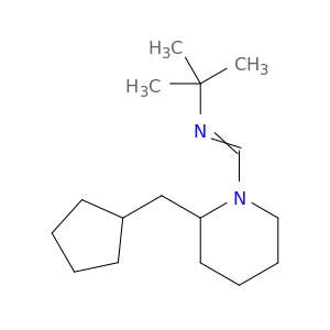 Piperidine, 2-(cyclopentylmethyl)-1-[[(1,1-dimethylethyl)imino]methyl]-
