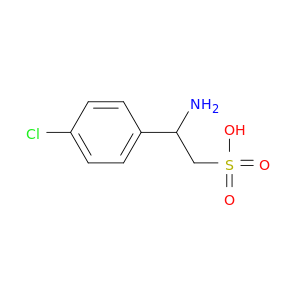 Benzeneethanesulfonicacid, b-amino-4-chloro-
