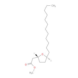 2-Furanacetic acid, 5-dodecyltetrahydro-, methyl ester, trans-