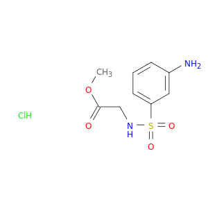 Methyl 2-(3-aminobenzenesulfonamido)acetate hydrochloride