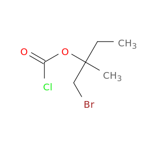 Carbonochloridic acid, 1-(bromomethyl)-1-methylpropyl ester