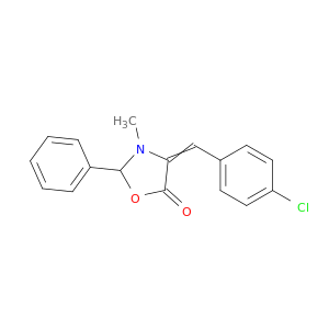 5-Oxazolidinone, 4-[(4-chlorophenyl)methylene]-3-methyl-2-phenyl-
