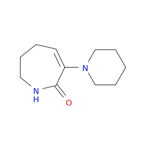 2H-Azepin-2-one, 1,5,6,7-tetrahydro-3-(1-piperidinyl)-