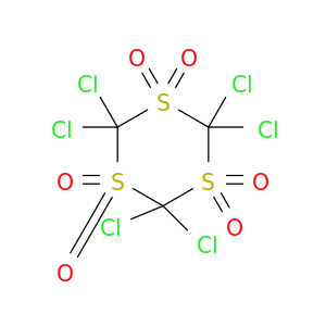 1,3,5-Trithiane,2,2,4,4,6,6-hexachloro-, 1,1,3,3,5,5-hexaoxide