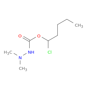 Hydrazinecarboxylic acid, 2,2-dimethyl-, 1-chloropentyl ester