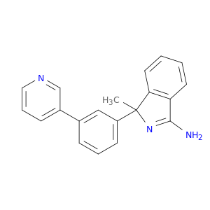 1H-Isoindol-3-amine, 1-methyl-1-[3-(3-pyridinyl)phenyl]-