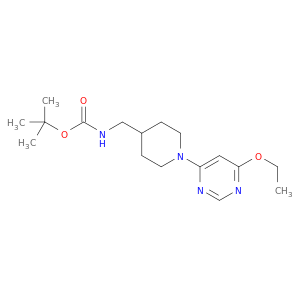 tert-Butyl ((1-(6-ethoxypyrimidin-4-yl)piperidin-4-yl)methyl)carbamate