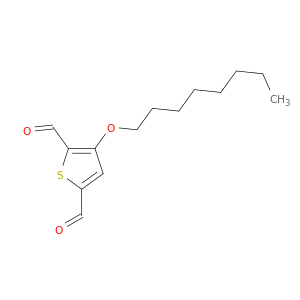 3-(辛氧基)-2,5-噻吩二甲甲醛