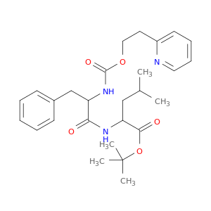 TERT-BUTYL 4-METHYL-2-[[3-PHENYL-2-(2-(PYRIDIN-2-YL)ETHOXYCARBONYLAMINO)PROPANOYL]AMINO]PENTANOATE