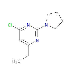 4-Chloro-6-ethyl-2-(pyrrolidin-1-yl)pyrimidine