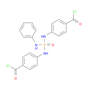 Benzoyl chloride, 4,4'-[[(phenylamino)phosphinylidene]diimino]bis-
