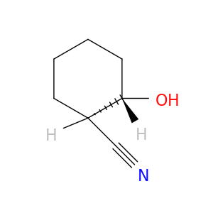 Cyclohexanecarbonitrile, 2-hydroxy-, (1R,2S)-