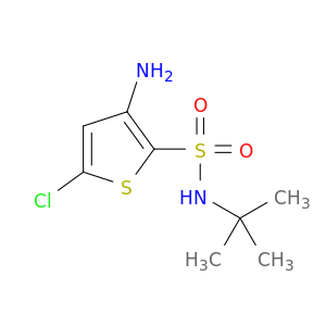 2-Thiophenesulfonamide, 3-amino-5-chloro-N-(1,1-dimethylethyl)-