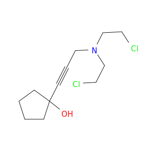 1-{3-[bis(2-chloroethyl)amino]prop-1-yn-1-yl}cyclopentanol