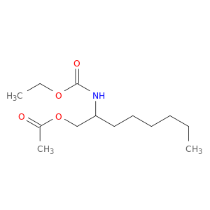 Carbamic acid, [1-[(acetyloxy)methyl]heptyl]-, ethyl ester