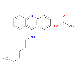 9-Acridinamine, N-hexyl-, acetate (1:1)