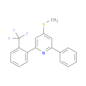 Pyridine,4-(methylthio)-2-phenyl-6-[2-(trifluoromethyl)phenyl]-