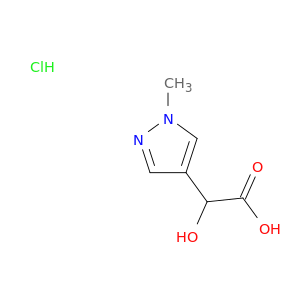 2-hydroxy-2-(1-methyl-1H-pyrazol-4-yl)acetic Acid hydrochloride