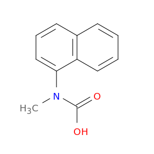 Carbamic acid, methyl-1-naphthalenyl-