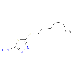 1,3,4-Thiadiazol-2-amine, 5-(hexylthio)-