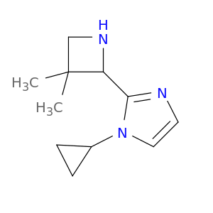 1-cyclopropyl-2-(3,3-dimethylazetidin-2-yl)-1H-imidazole