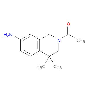 7-Isoquinolinamine, 2-acetyl-1,2,3,4-tetrahydro-4,4-dimethyl-