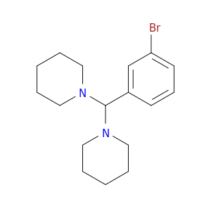 Piperidine, 1,1'-[(3-bromophenyl)methylene]bis-