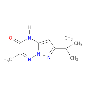 Pyrazolo[1,5-b][1,2,4]triazin-2(1H)-one, 7-(1,1-dimethylethyl)-3-methyl-