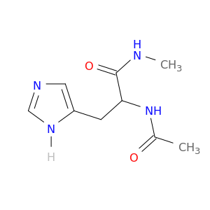 2-acetamido-3-(3H-imidazol-4-yl)-N-methyl-propanamide