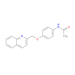 Acetamide, N-[4-(2-quinolinylmethoxy)phenyl]-