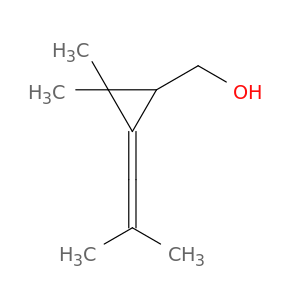 2,2-二甲基-3-(2-甲基-1-丙烯-1-ylidene)环丙烷甲醇